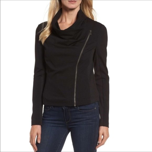 Two by Vince Camuto Jackets & Blazers - Two by Vince Camuto Asymmetrical Zip Moto Jacket